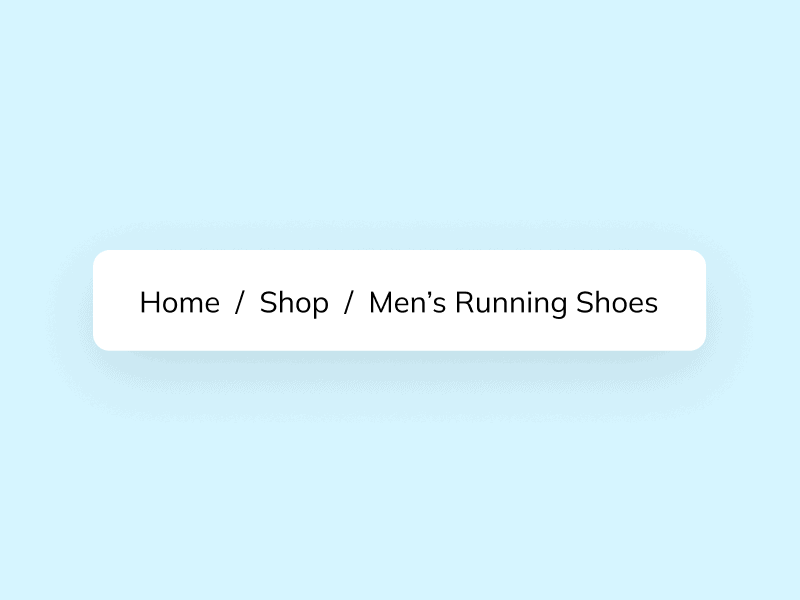 breadcrumbs widget